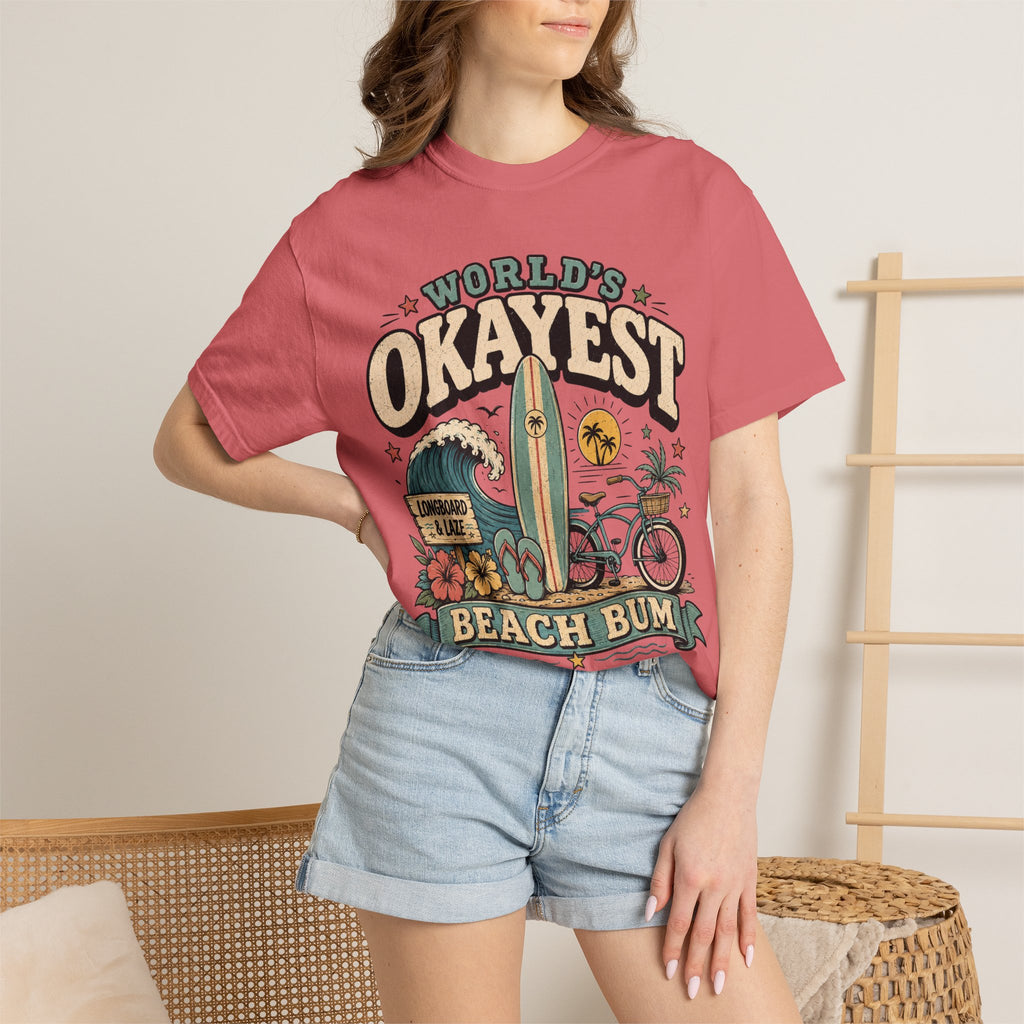 Worlds Okayest Beach Bum Longboard