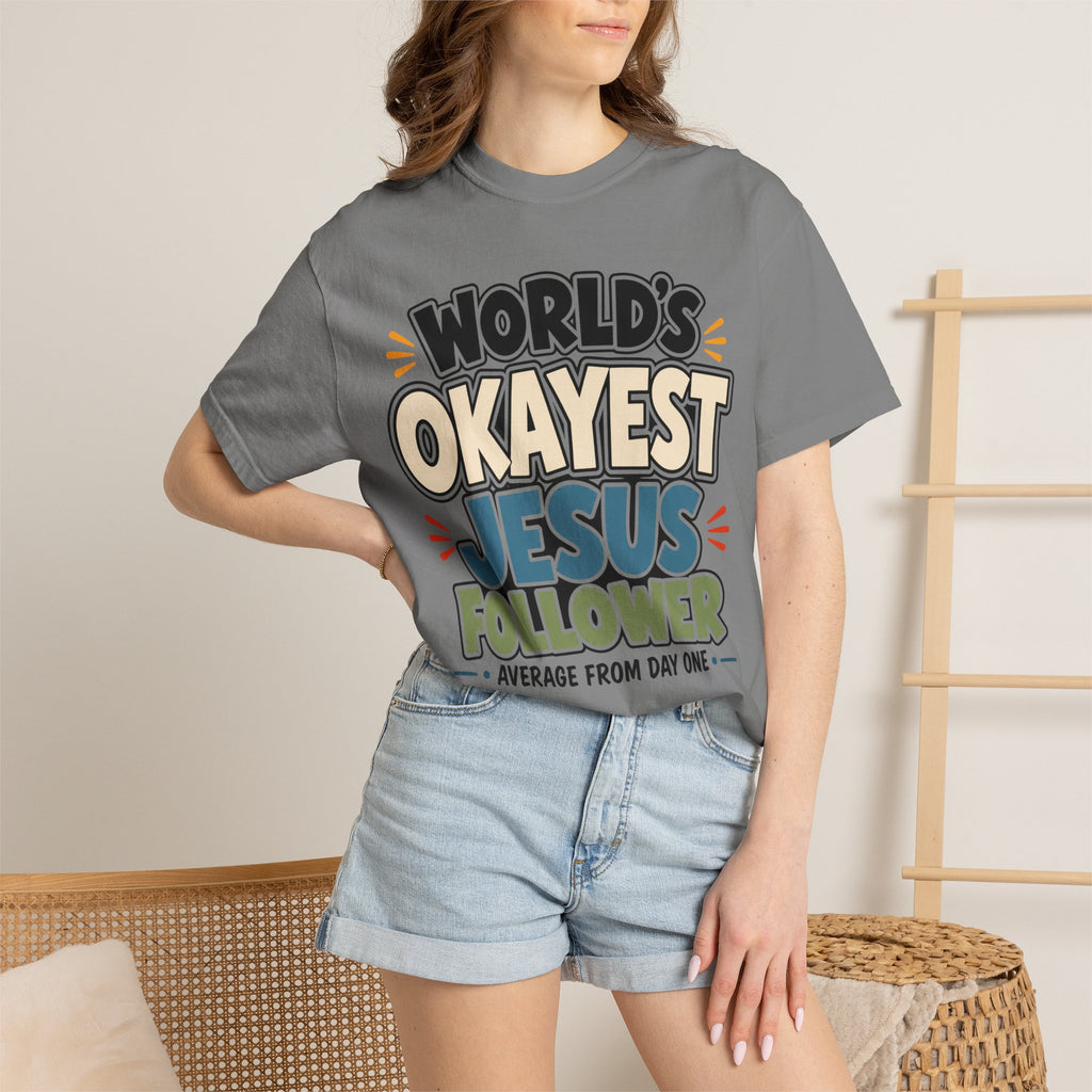 Worlds Okayest Jesus Follower Text