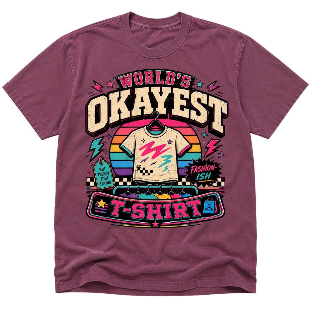 Worlds Okayest T-Shirt Retro
