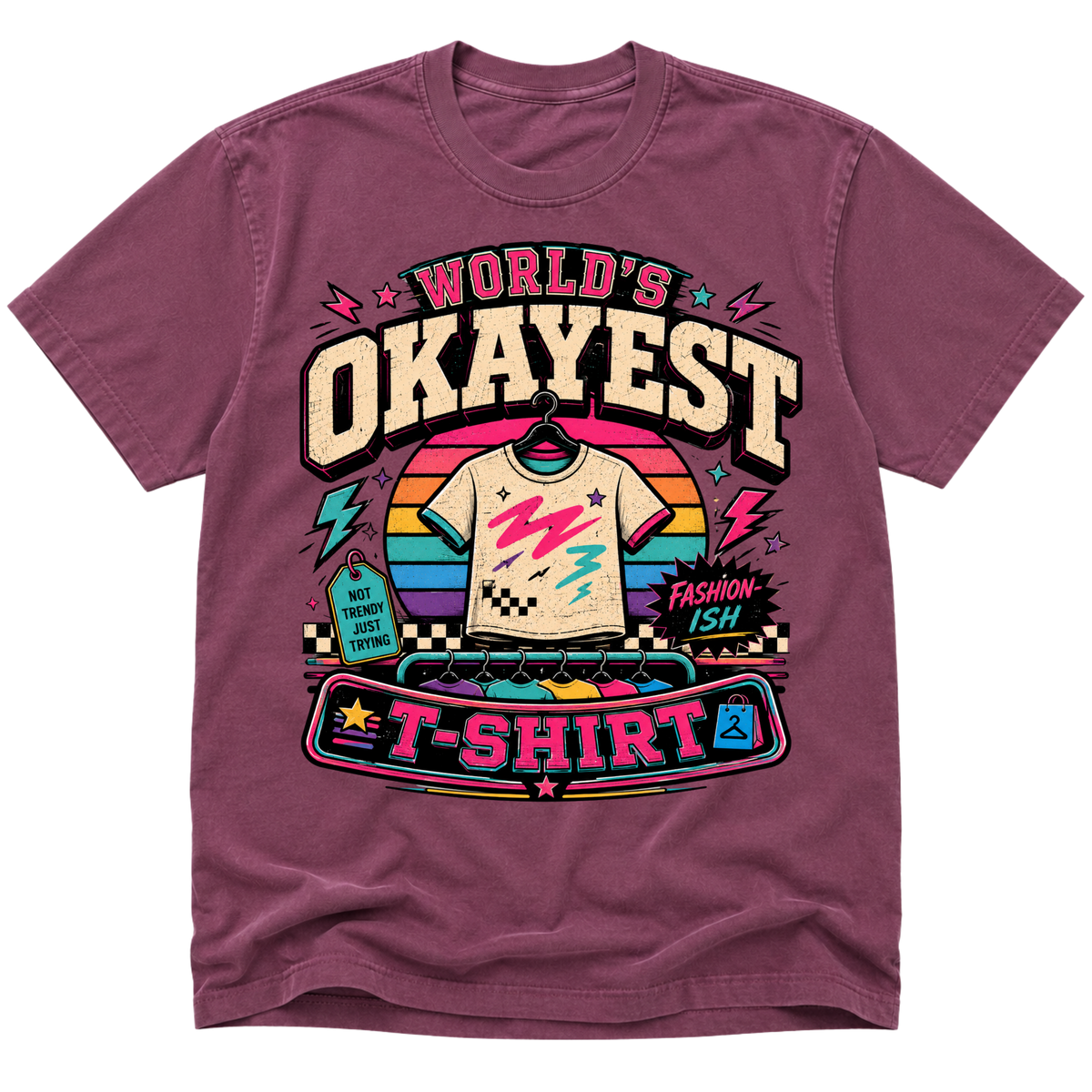 Worlds Okayest T-Shirt Retro