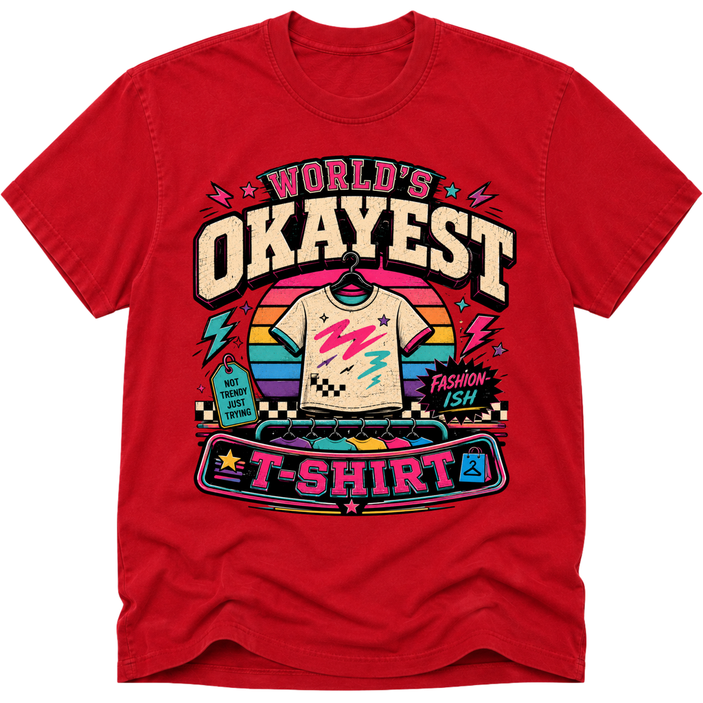 Worlds Okayest T-Shirt Retro