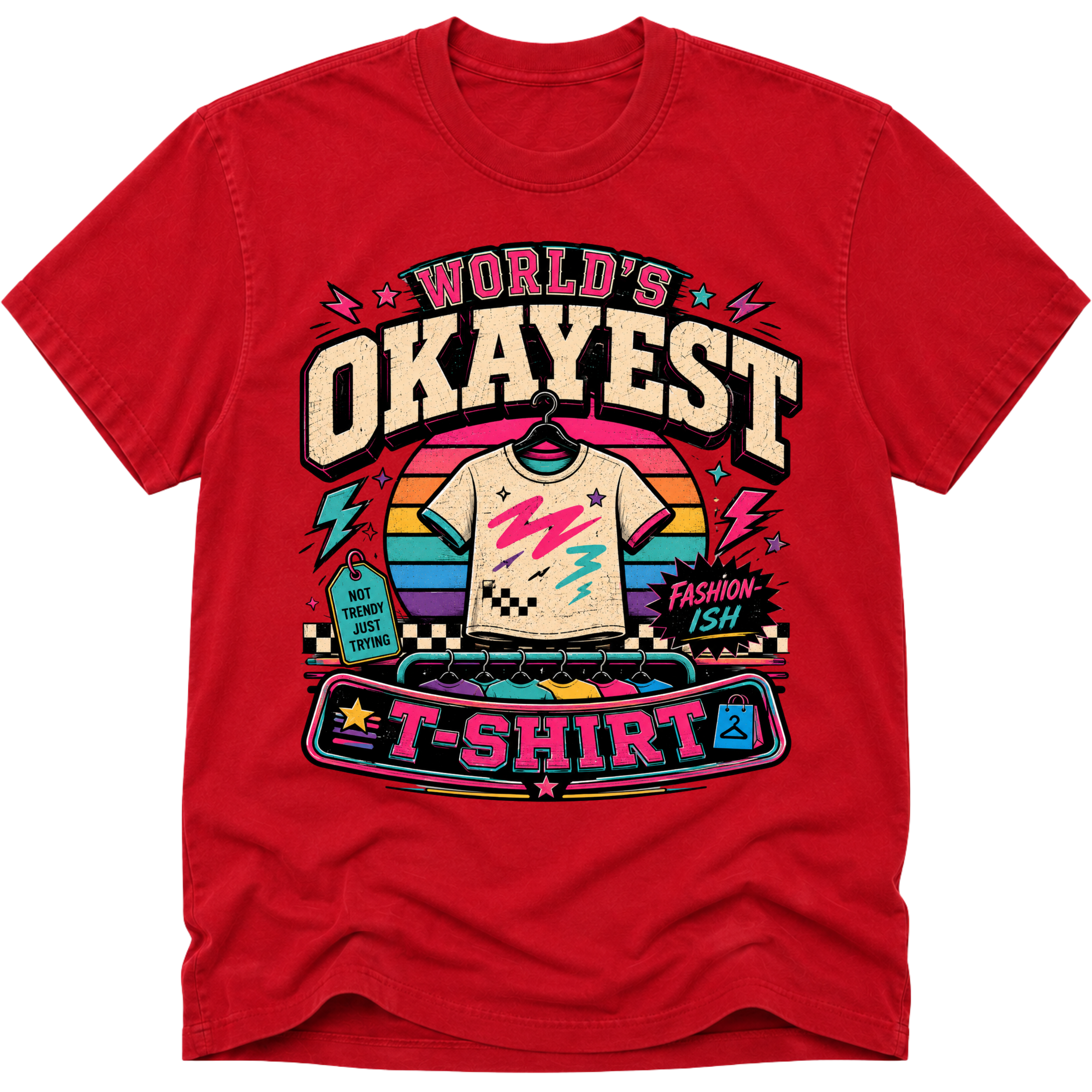 Worlds Okayest T-Shirt Retro