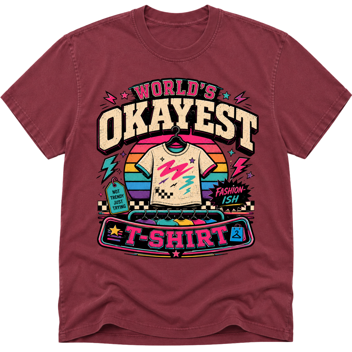 Worlds Okayest T-Shirt Retro