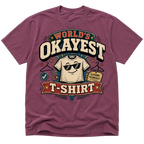Worlds Okayest T-Shirt Glasses