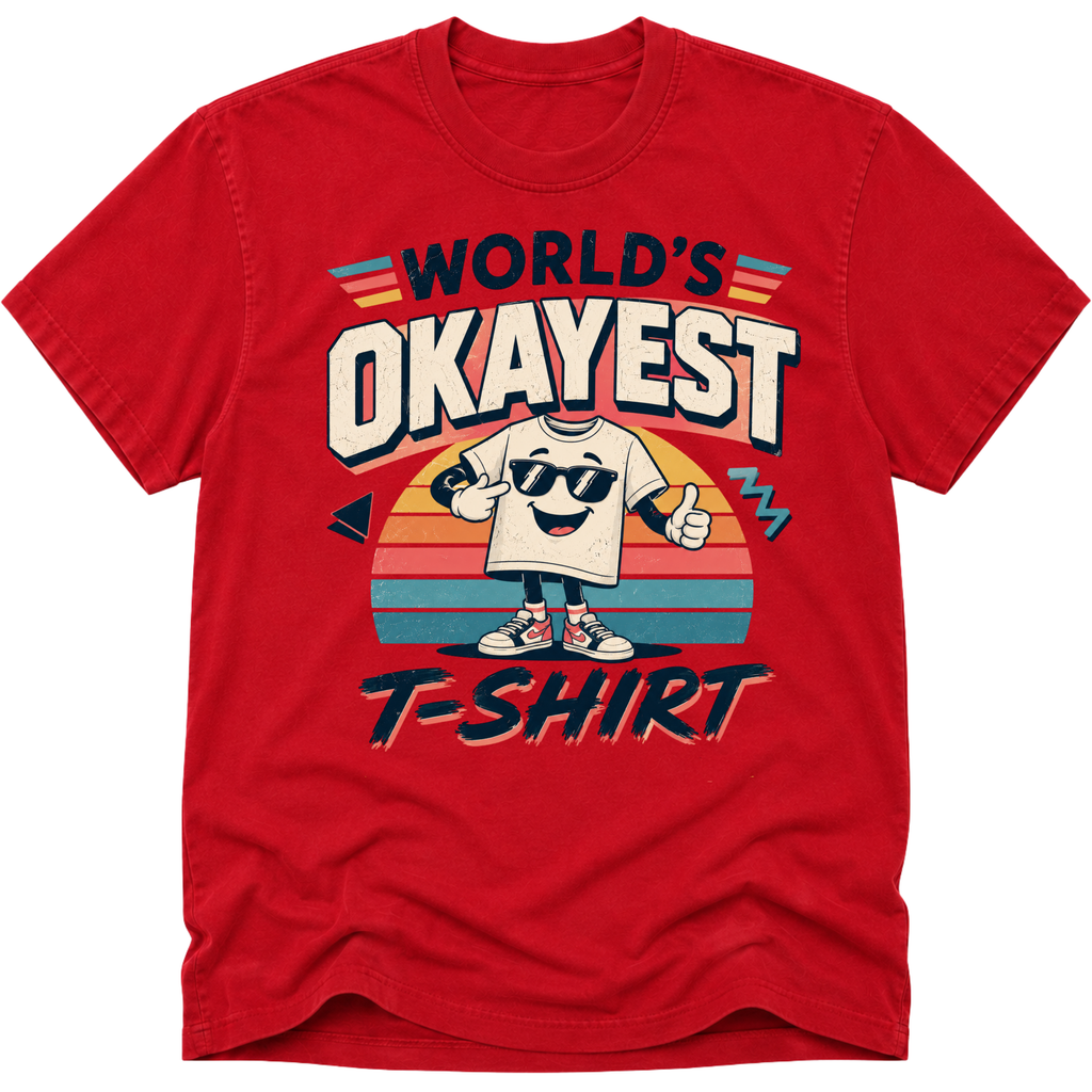 Worlds Okayest T-Shirt Man