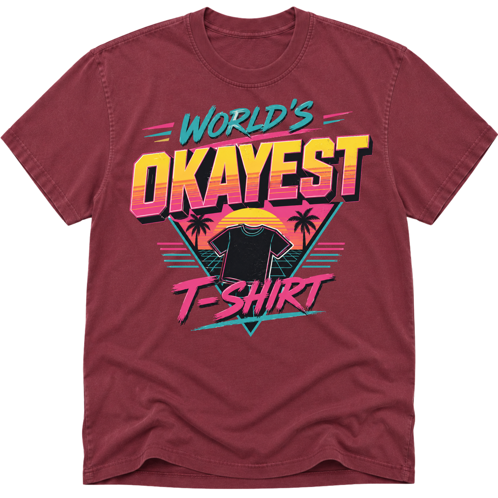 Worlds Okayest T-Shirt 80's