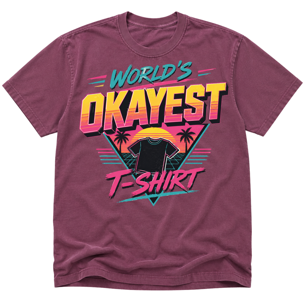 Worlds Okayest T-Shirt 80's