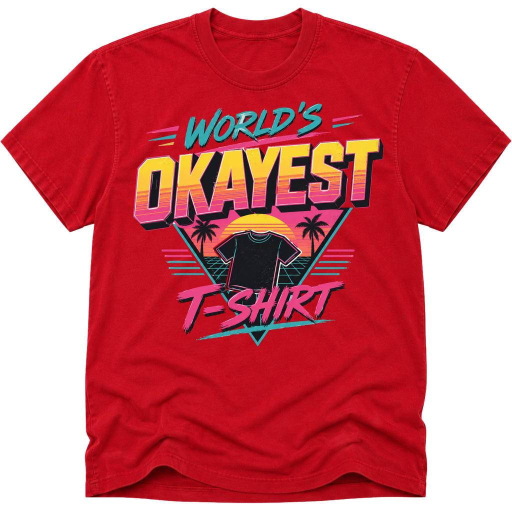 Worlds Okayest T-Shirt 80's