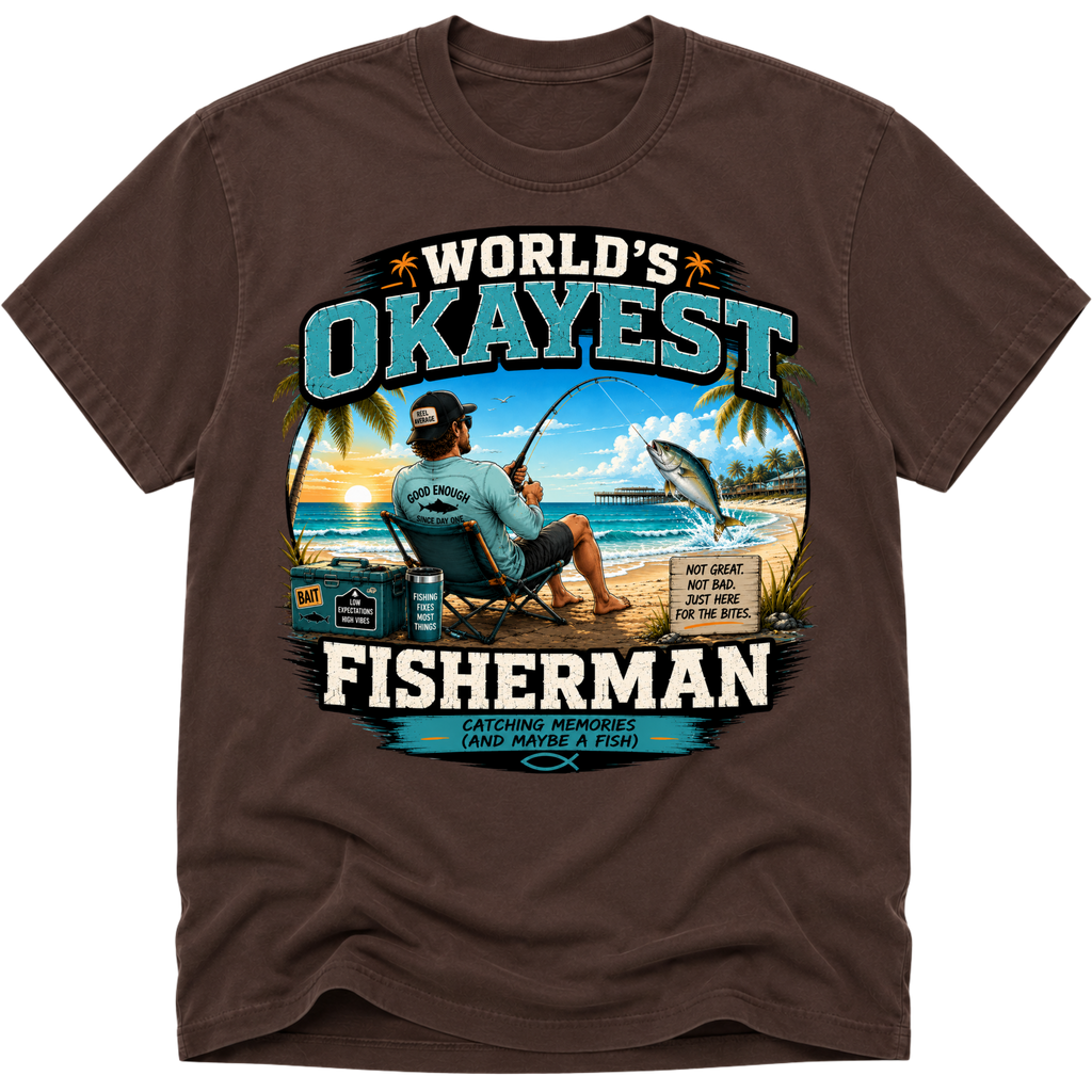 Worlds Okayest Fisherman Beach