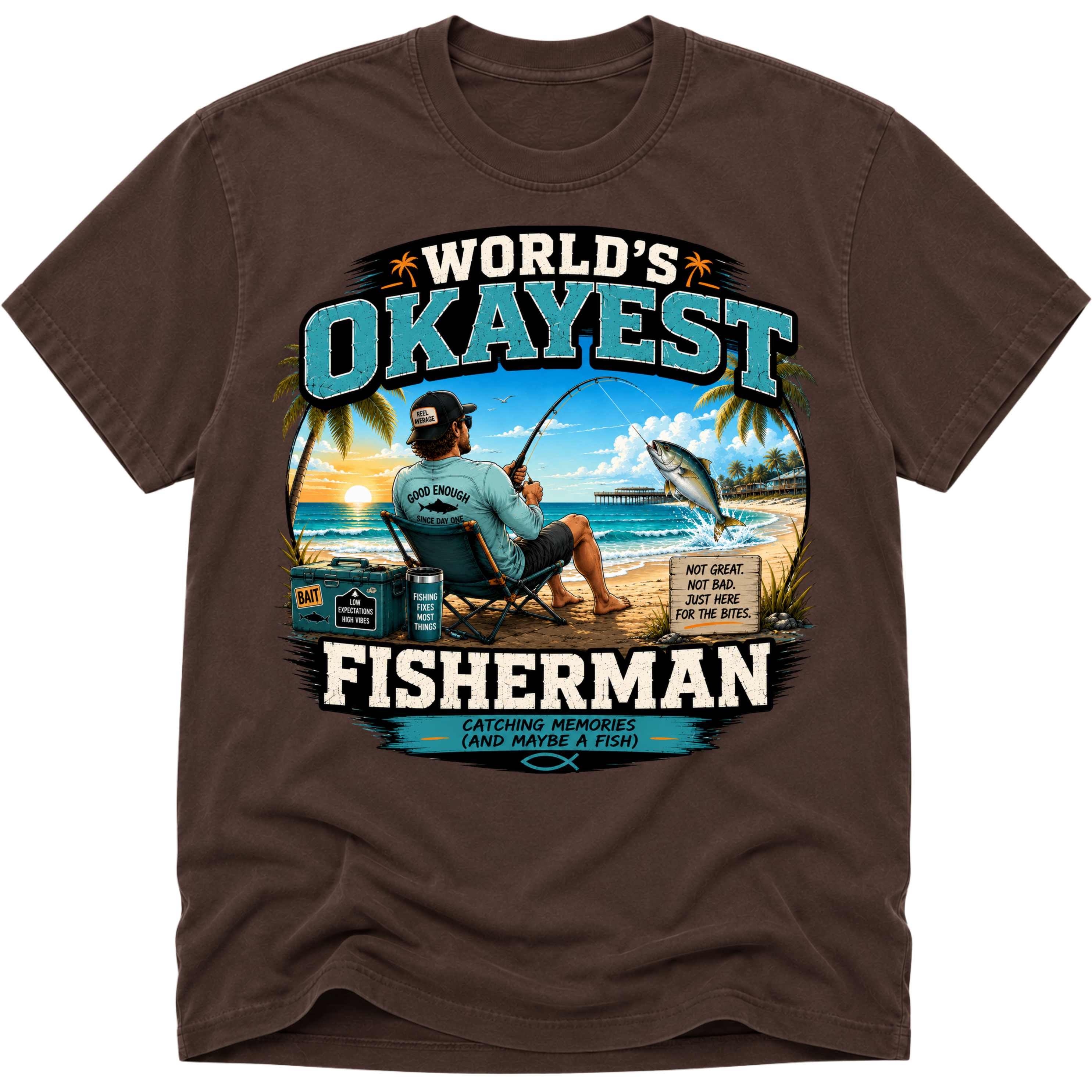 Worlds Okayest Fisherman Beach