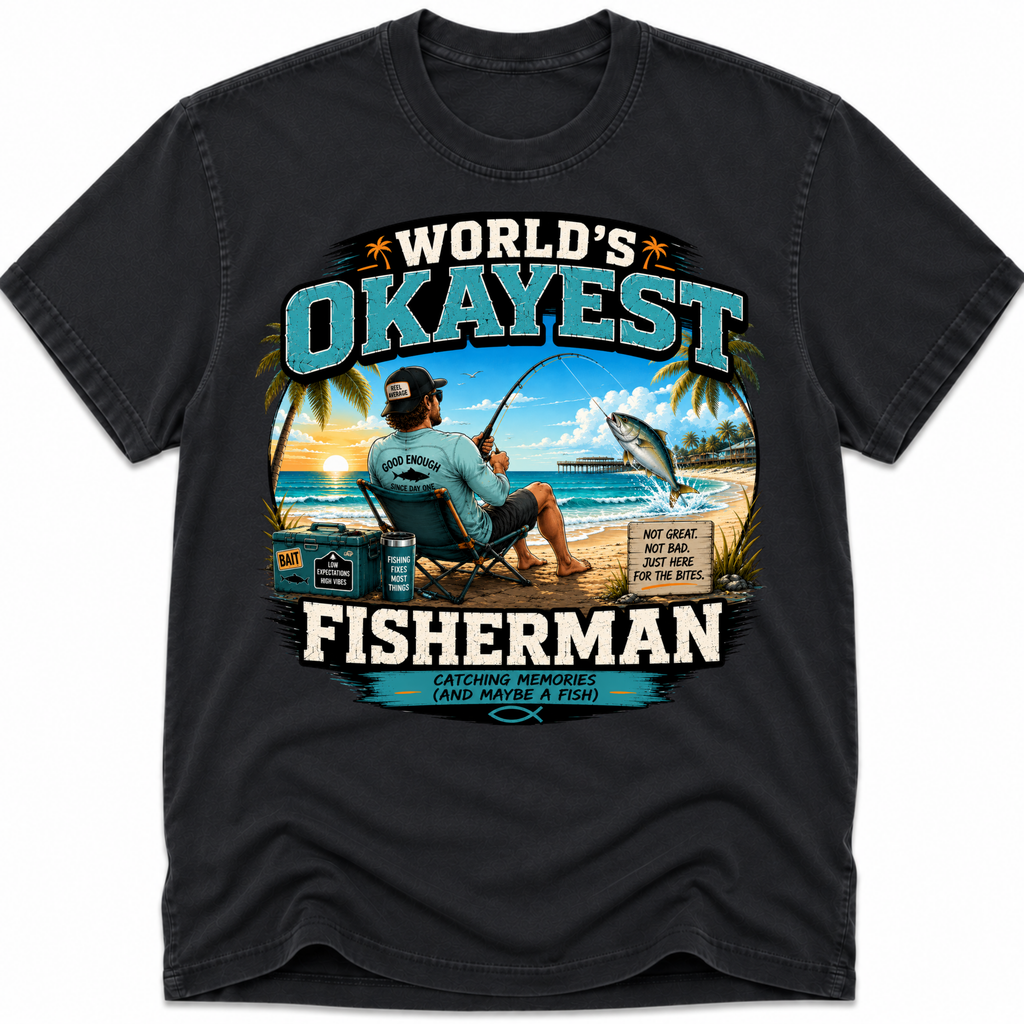Worlds Okayest Fisherman Beach