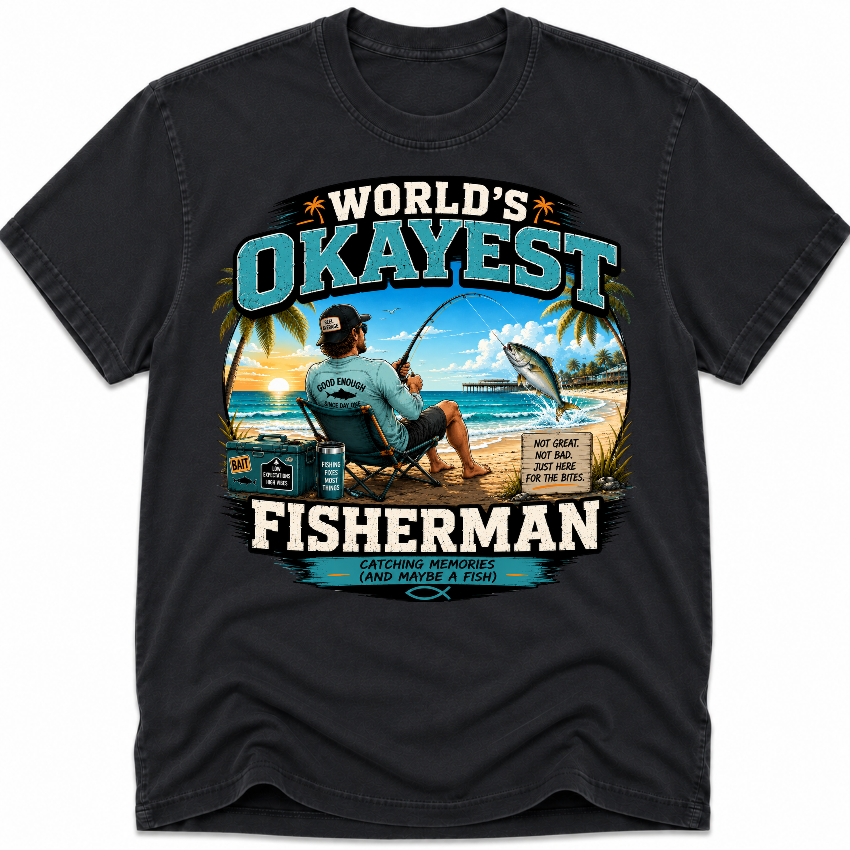 Worlds Okayest Fisherman Beach