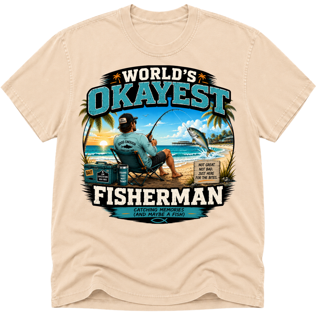 Worlds Okayest Fisherman Beach