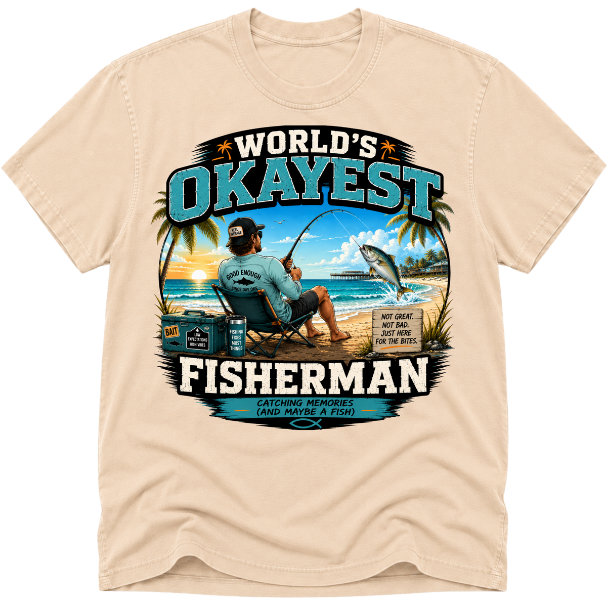 Worlds Okayest Fisherman Beach