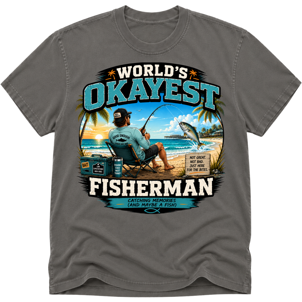 Worlds Okayest Fisherman Beach