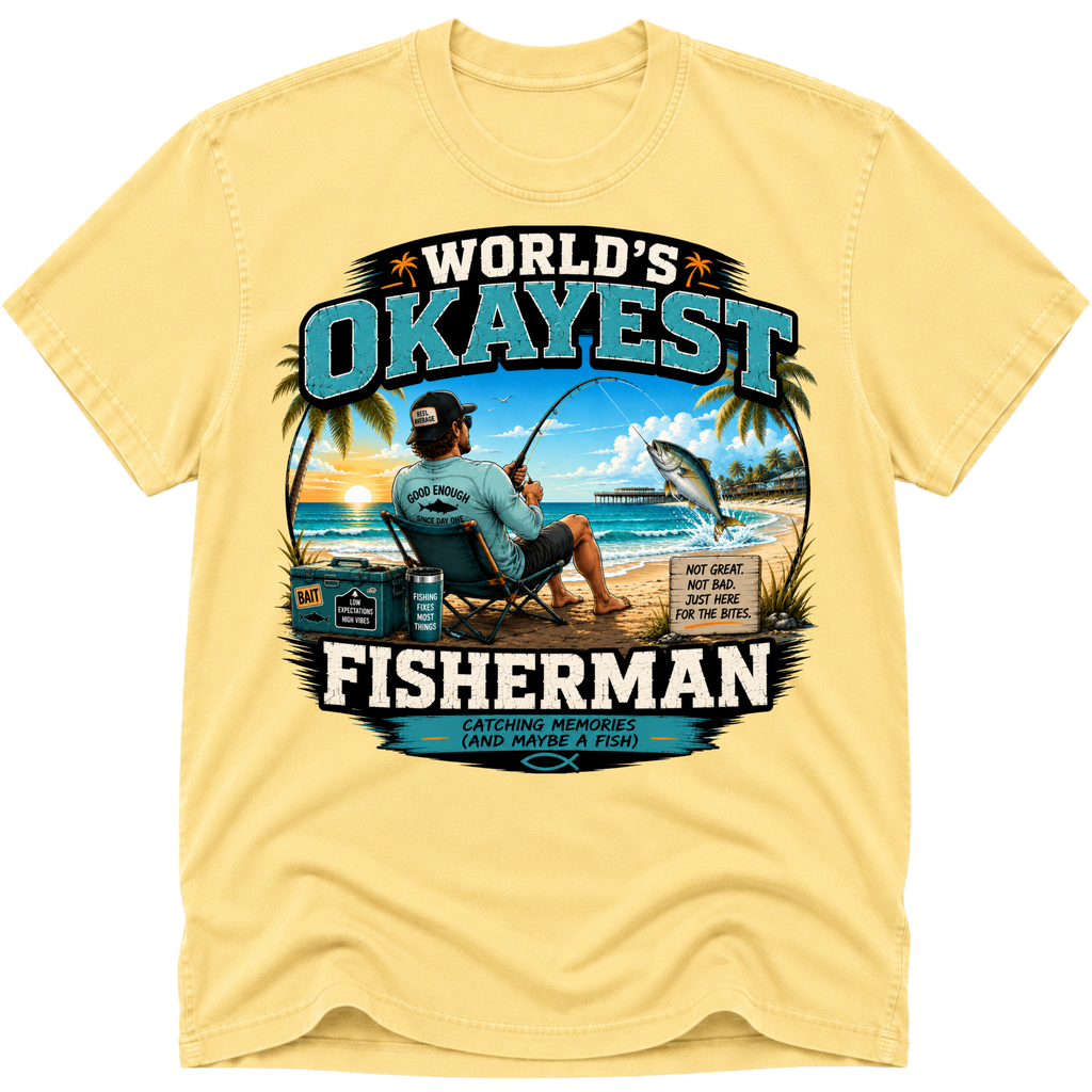 Worlds Okayest Fisherman Beach