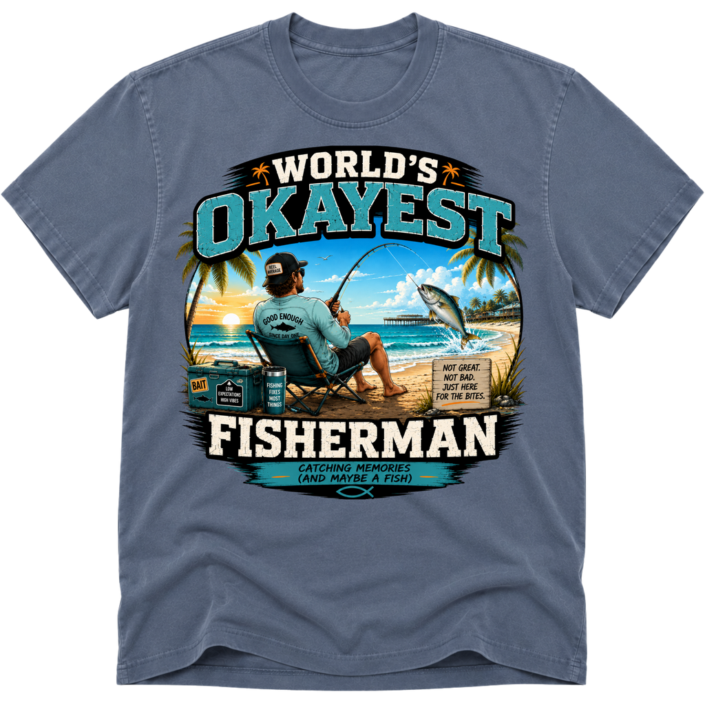 Worlds Okayest Fisherman Beach