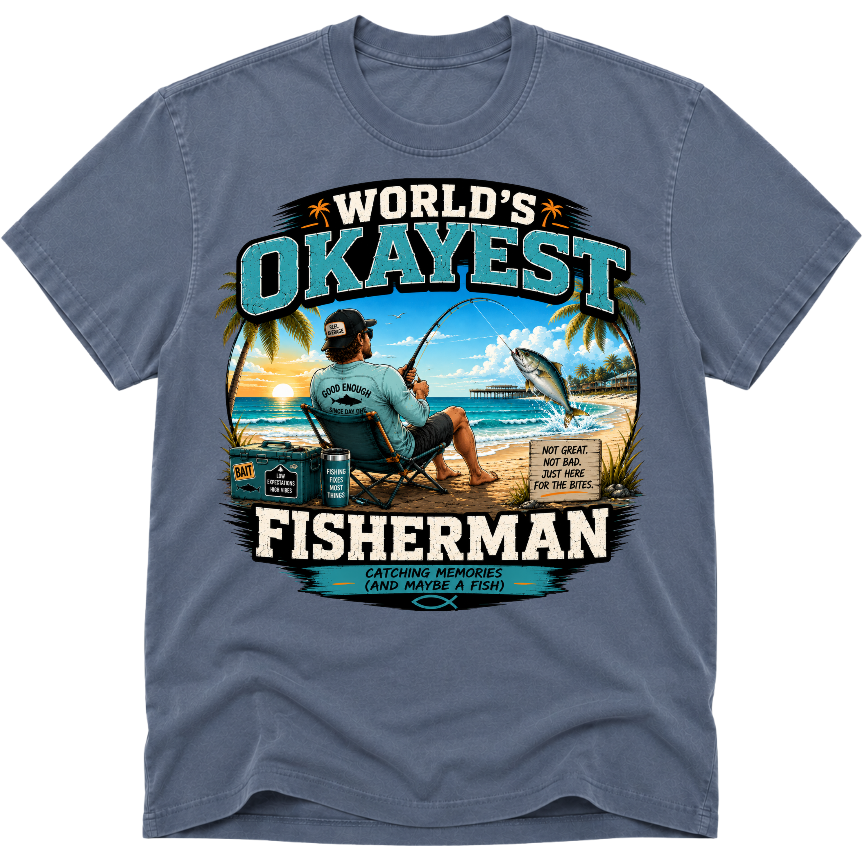 Worlds Okayest Fisherman Beach