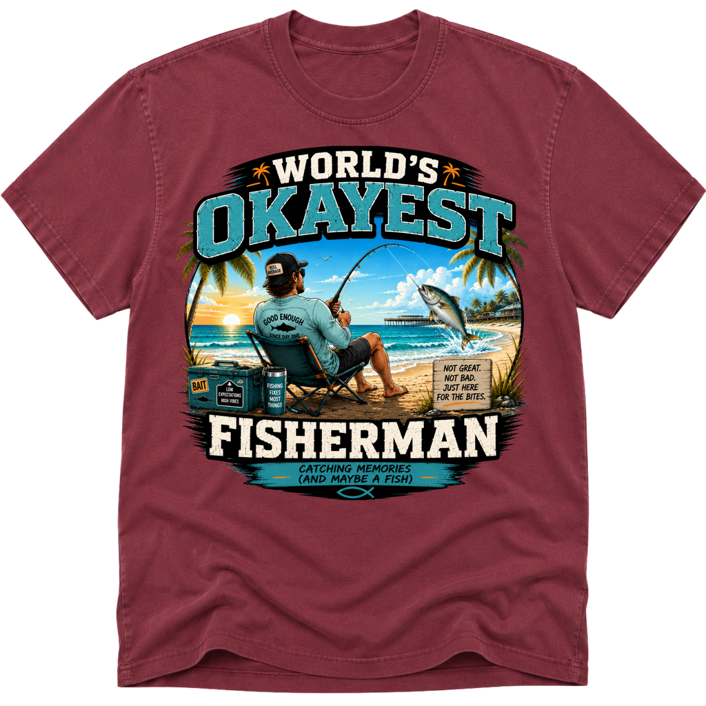 Worlds Okayest Fisherman Beach