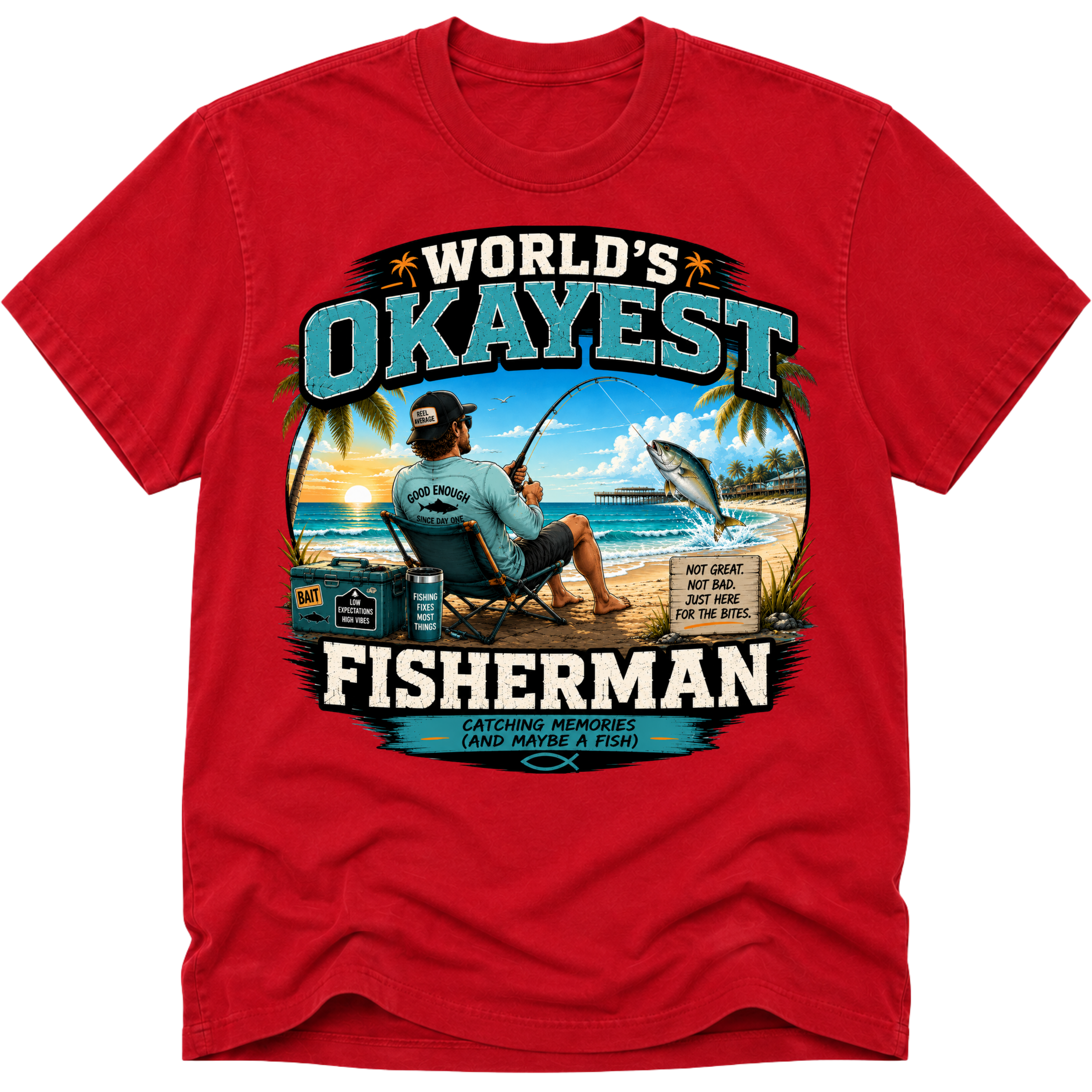 Worlds Okayest Fisherman Beach