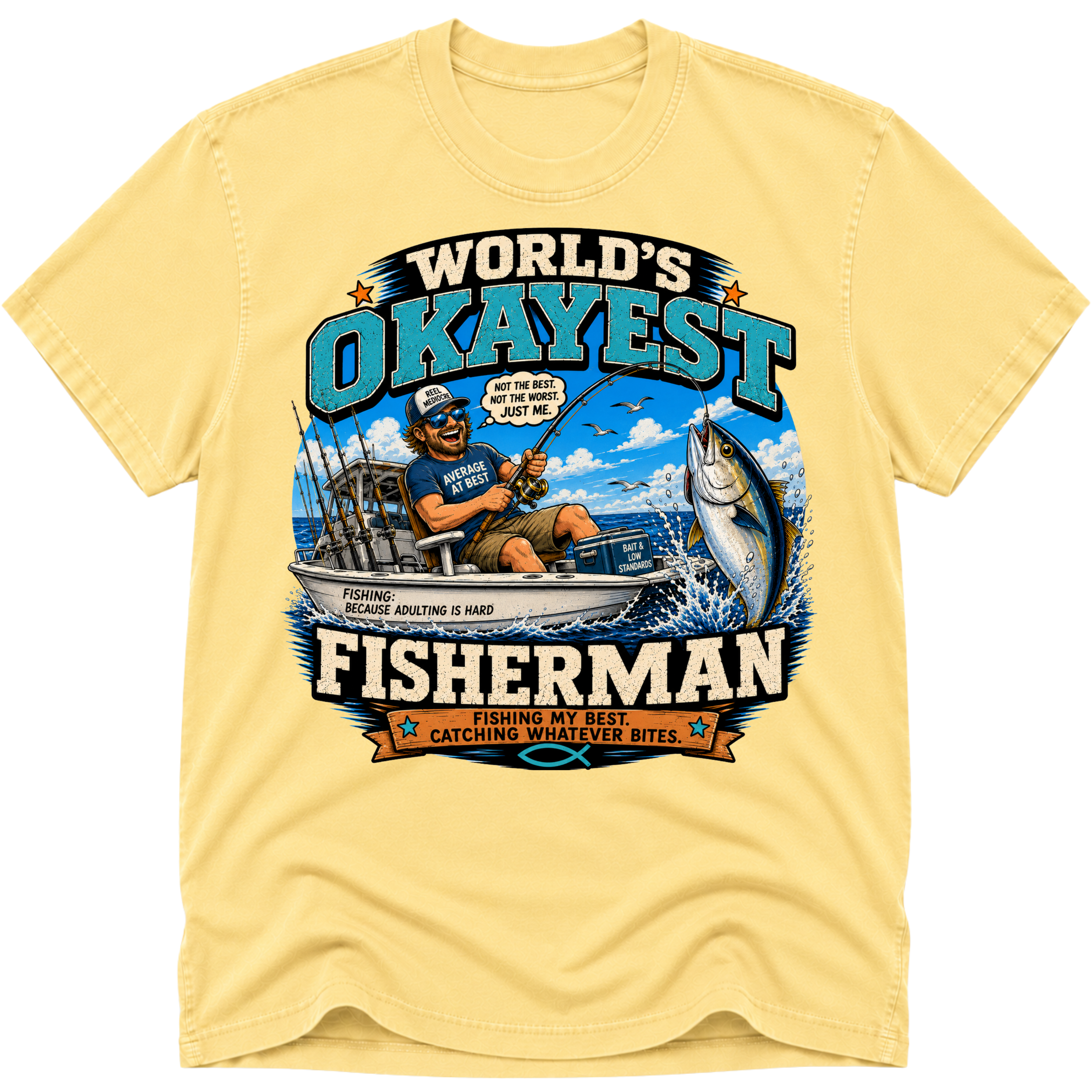 Worlds Okayest Fisherman Ocean