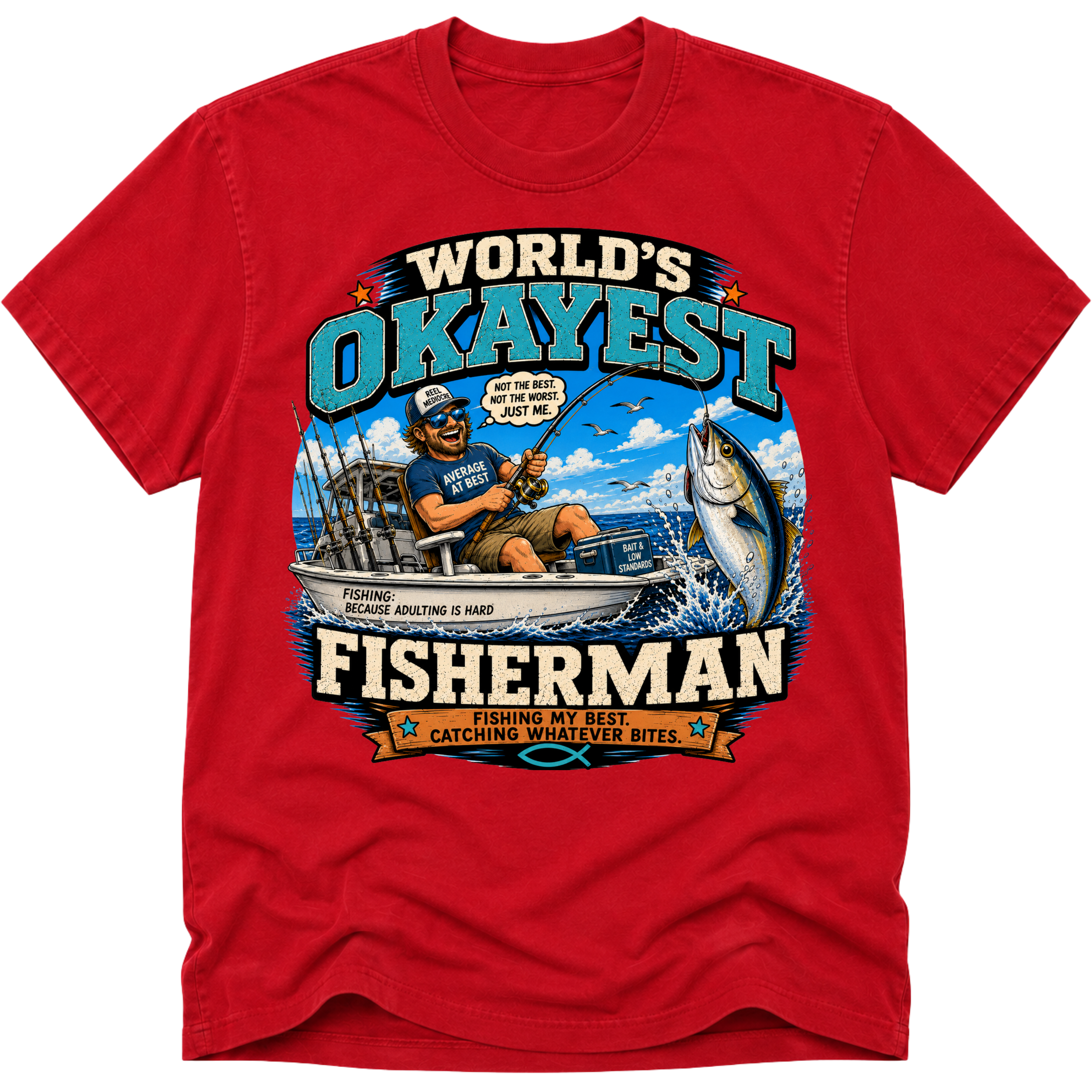 Worlds Okayest Fisherman Ocean