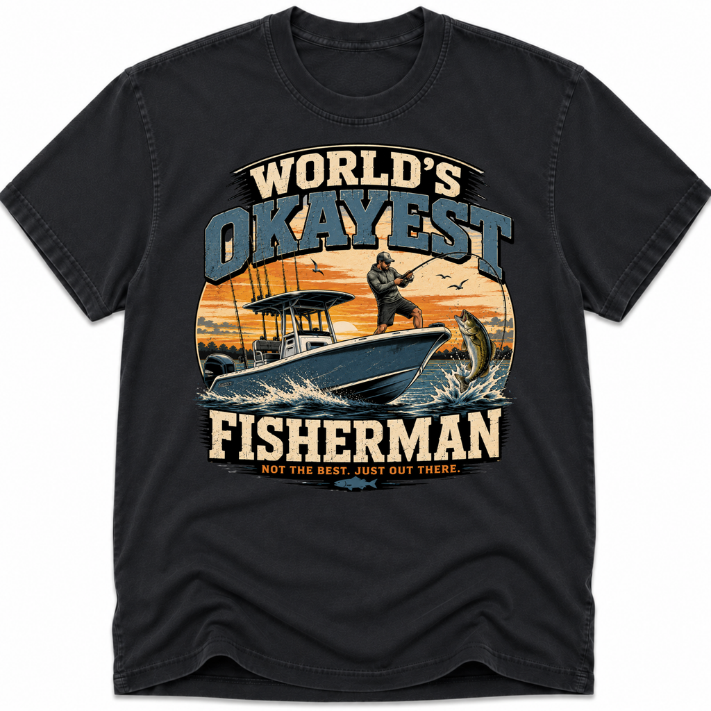 Worlds Okayest Fisherman Sunset