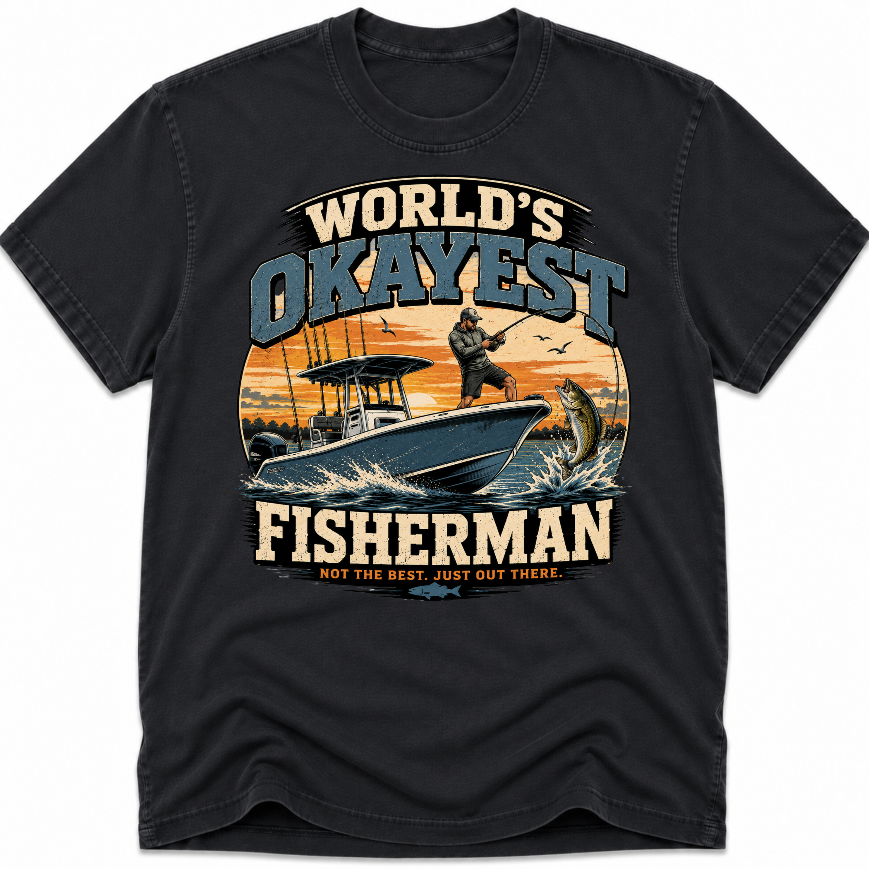 Worlds Okayest Fisherman Sunset