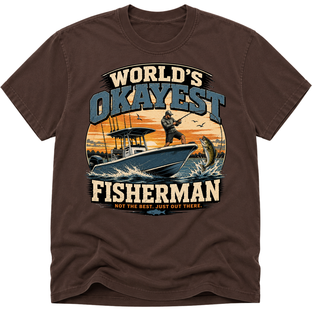 Worlds Okayest Fisherman Sunset