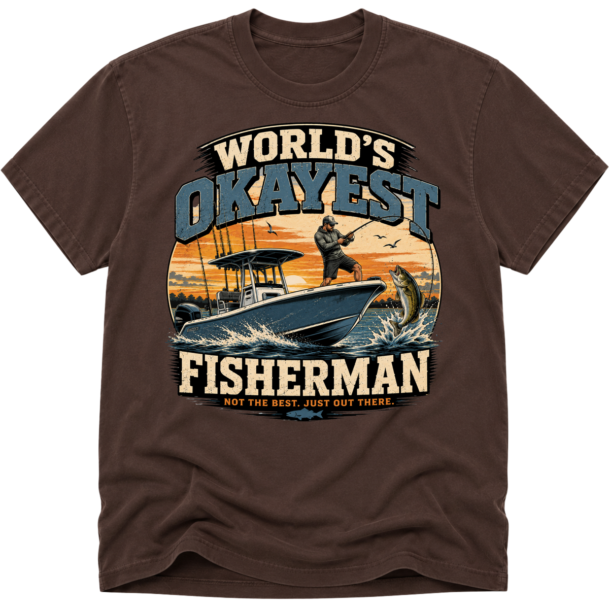 Worlds Okayest Fisherman Sunset