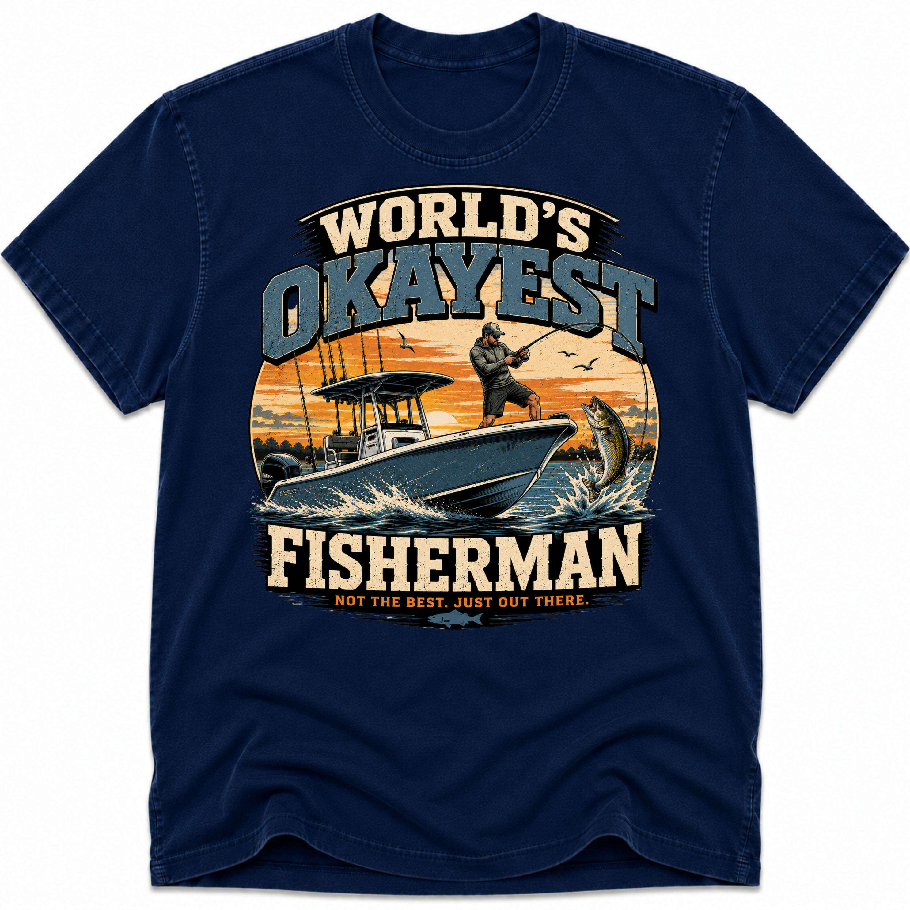 Worlds Okayest Fisherman Sunset