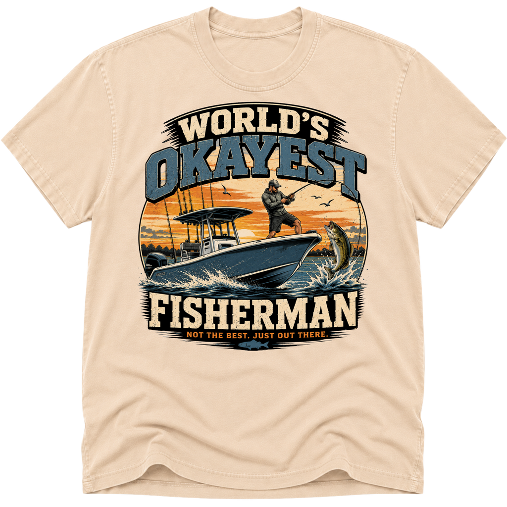 Worlds Okayest Fisherman Sunset