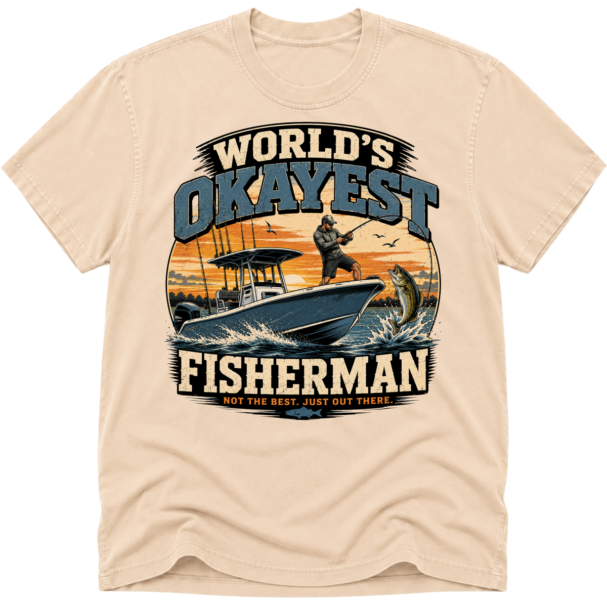 Worlds Okayest Fisherman Sunset