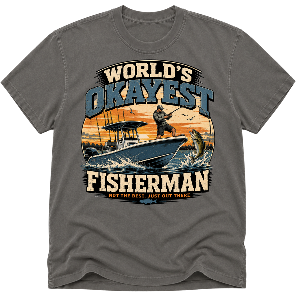 Worlds Okayest Fisherman Sunset