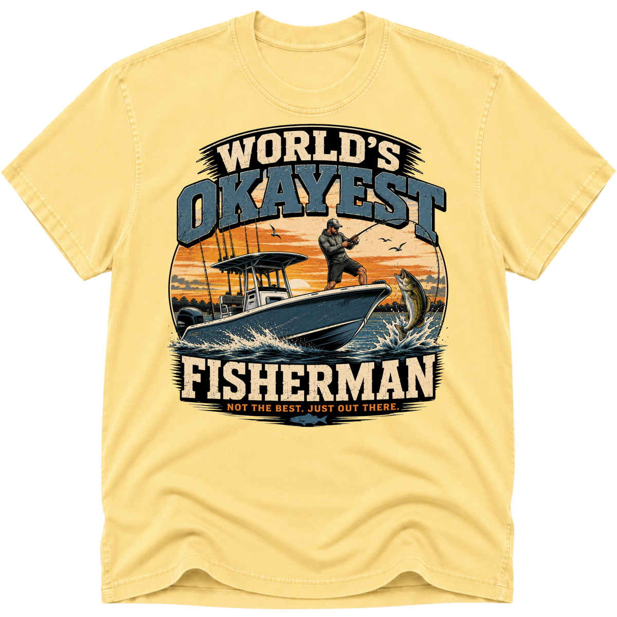 Worlds Okayest Fisherman Sunset
