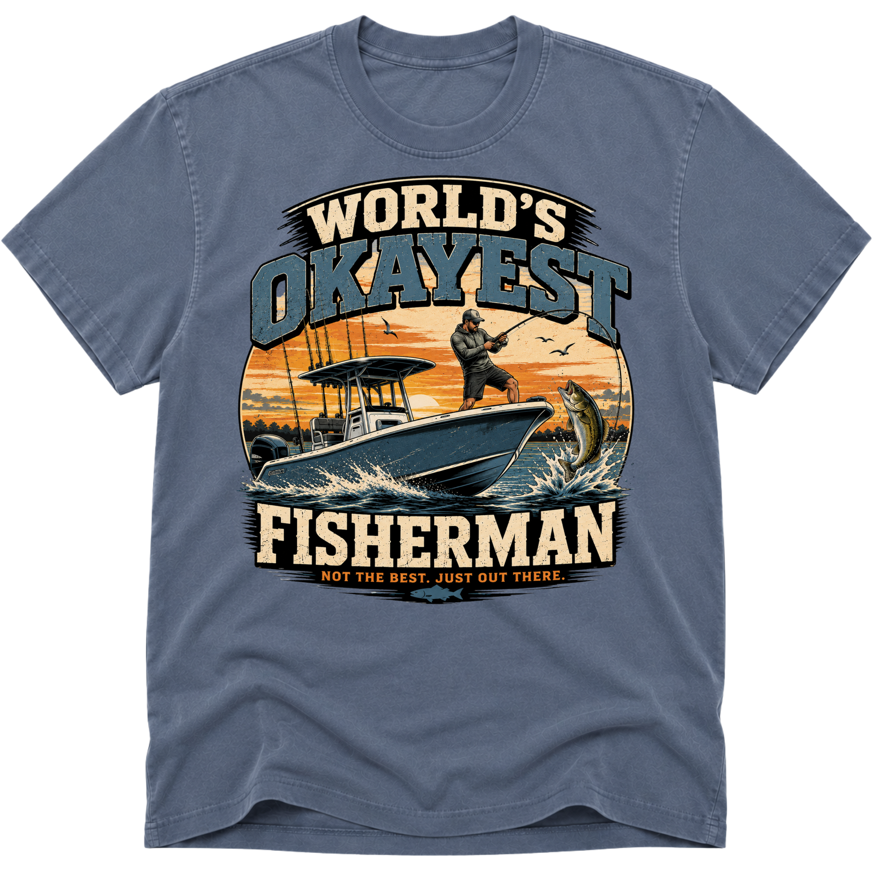 Worlds Okayest Fisherman Sunset