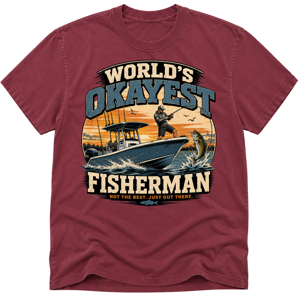 Worlds Okayest Fisherman Sunset