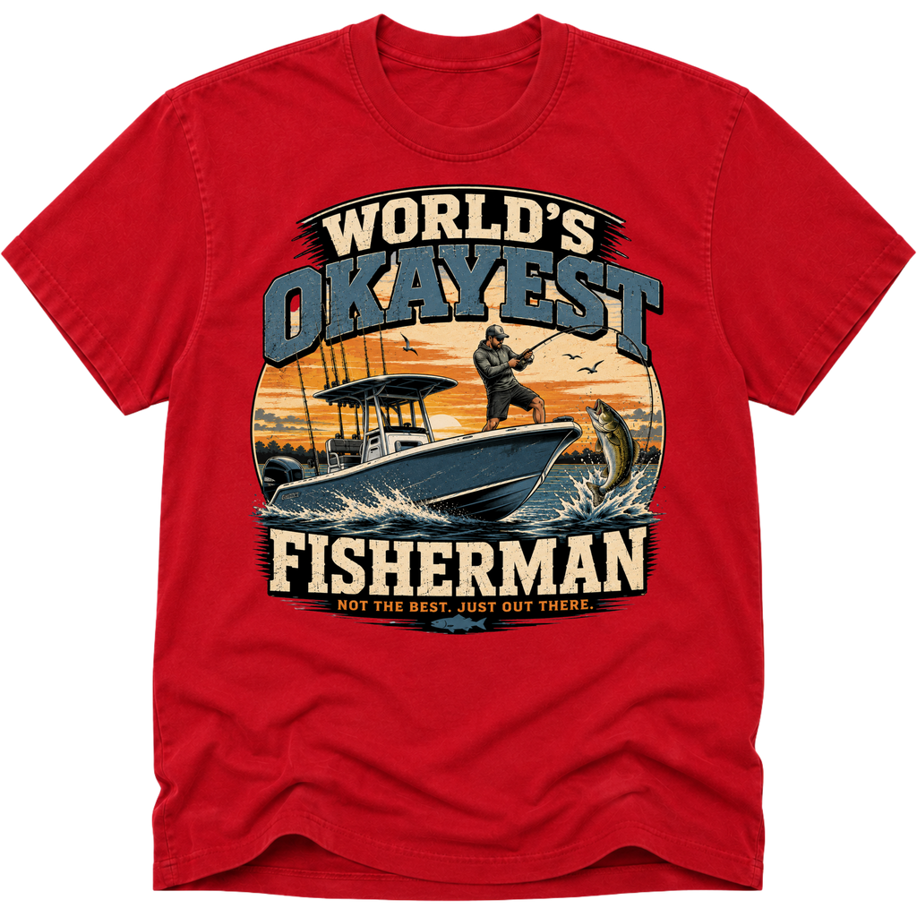 Worlds Okayest Fisherman Sunset