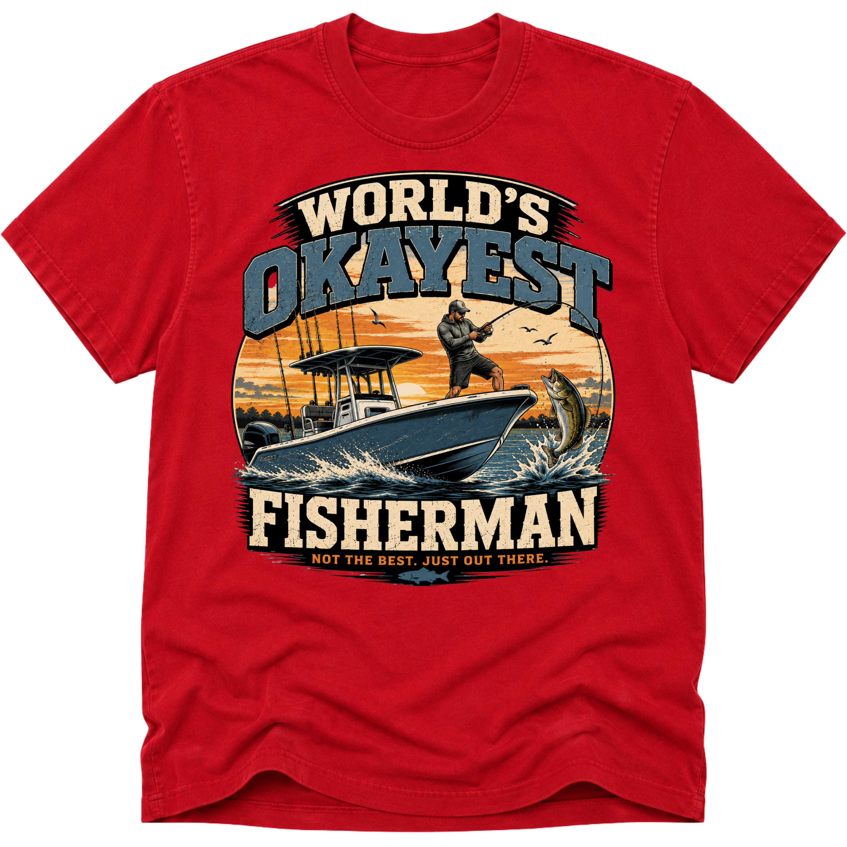 Worlds Okayest Fisherman Sunset