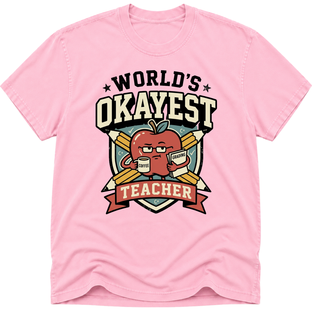Worlds Okayest Teacher Apple