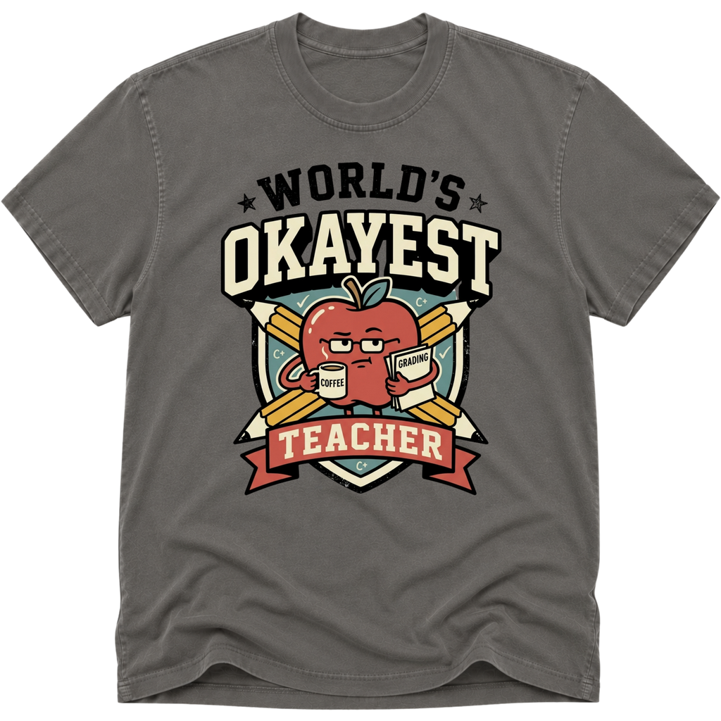 Worlds Okayest Teacher Apple