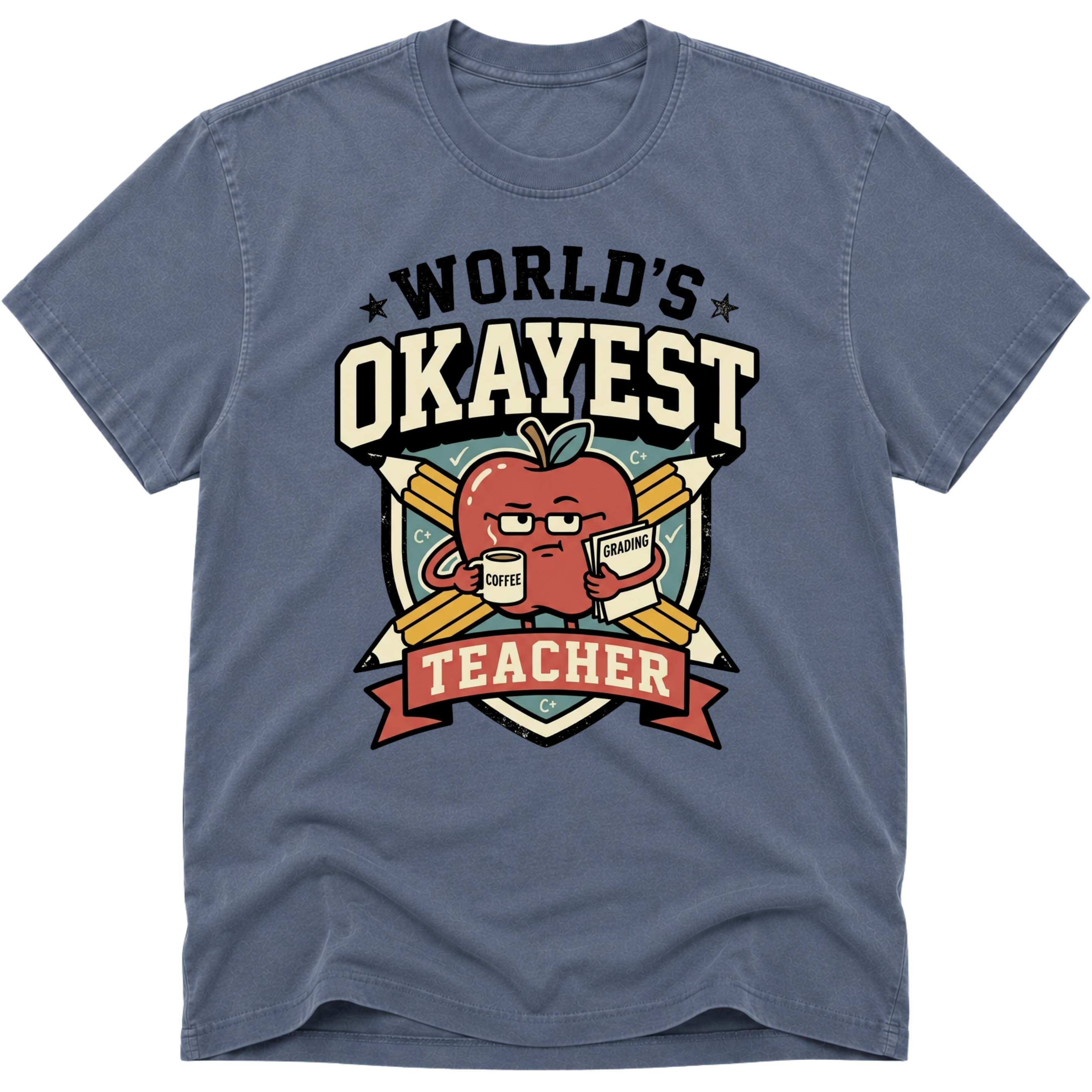 Worlds Okayest Teacher Apple