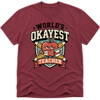 Worlds Okayest Teacher Apple