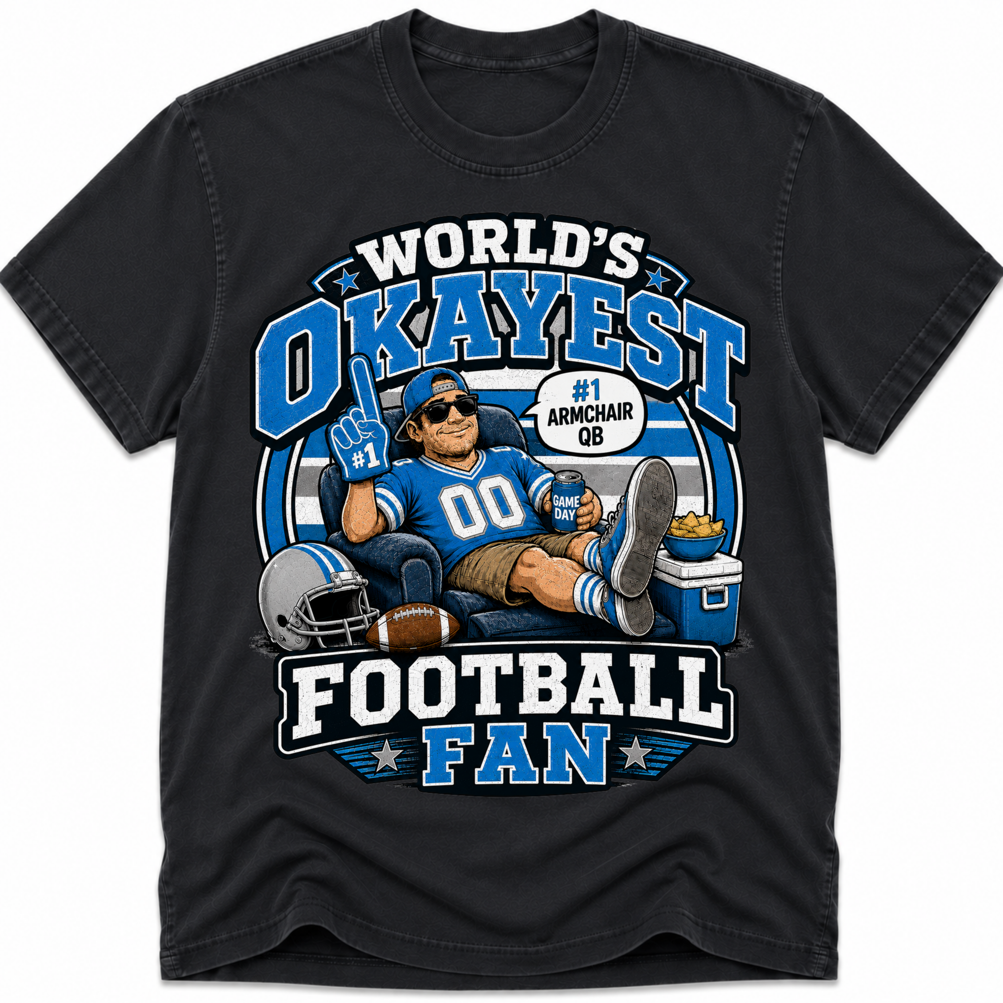 Worlds Okayest Football Fan Detroit