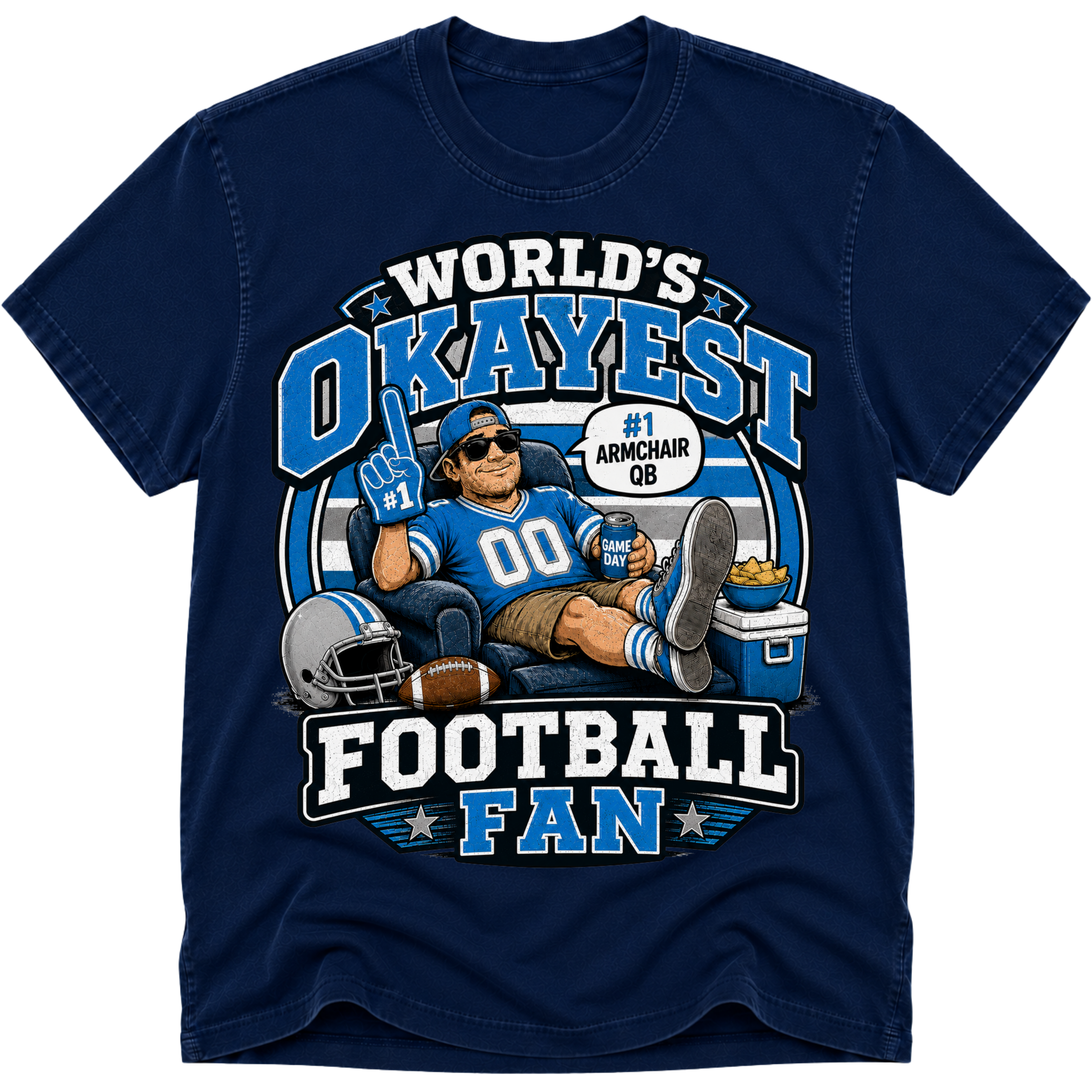Worlds Okayest Football Fan Detroit