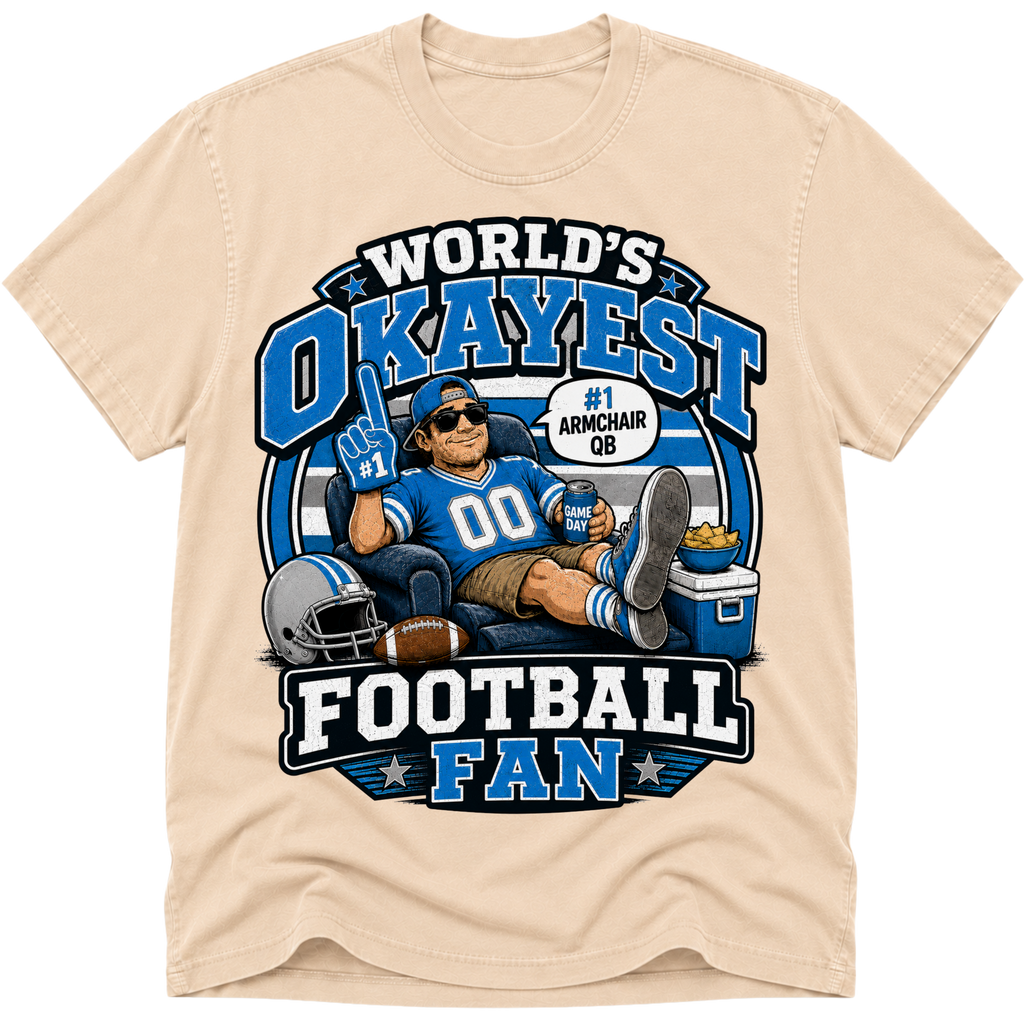Worlds Okayest Football Fan Detroit