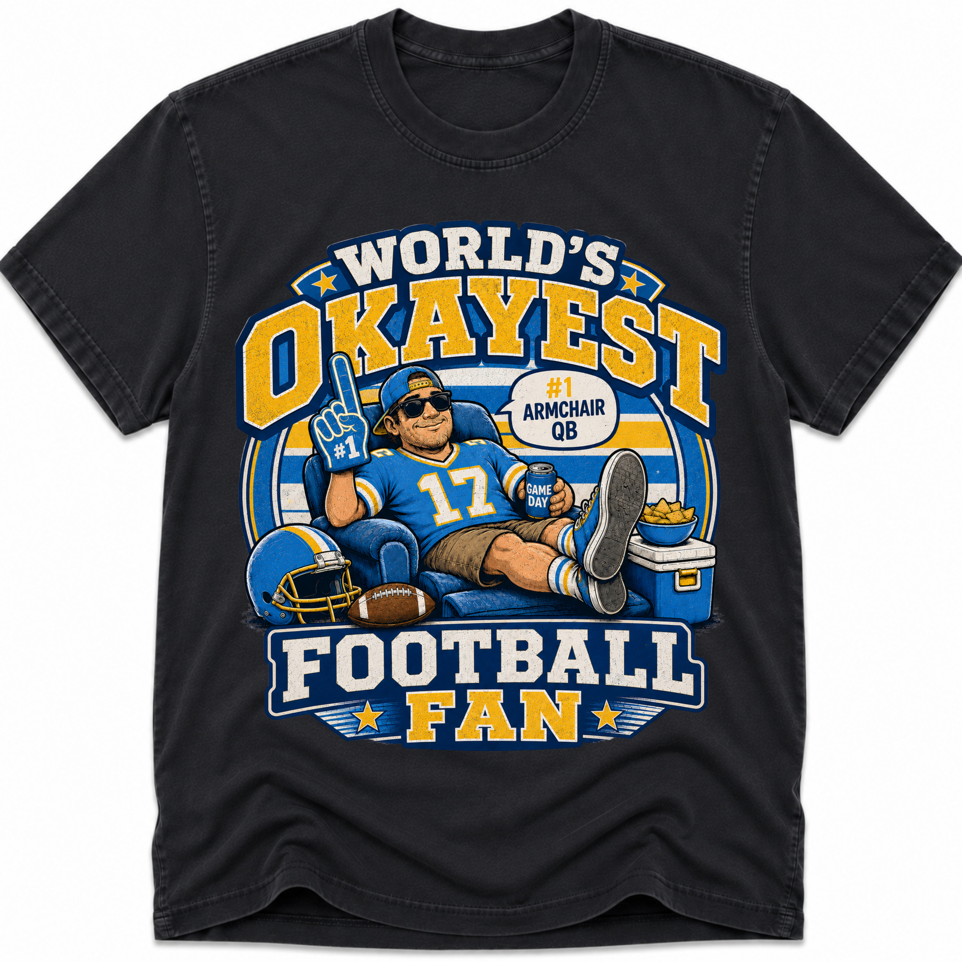 Worlds Okayest Football Fan Los Angeles C