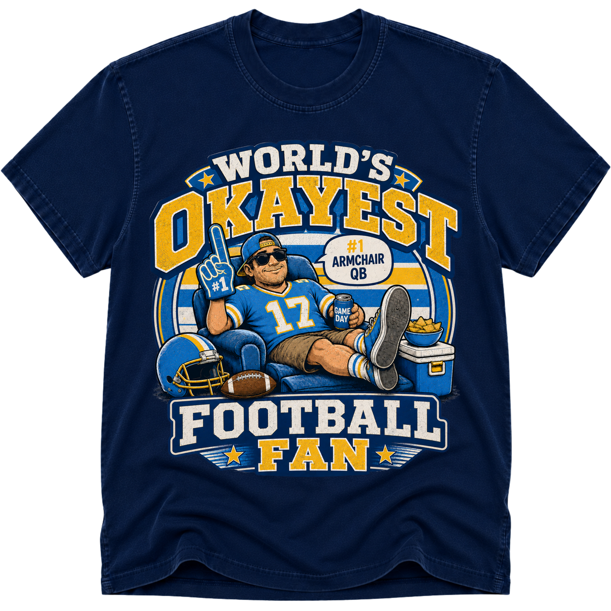 Worlds Okayest Football Fan Los Angeles C