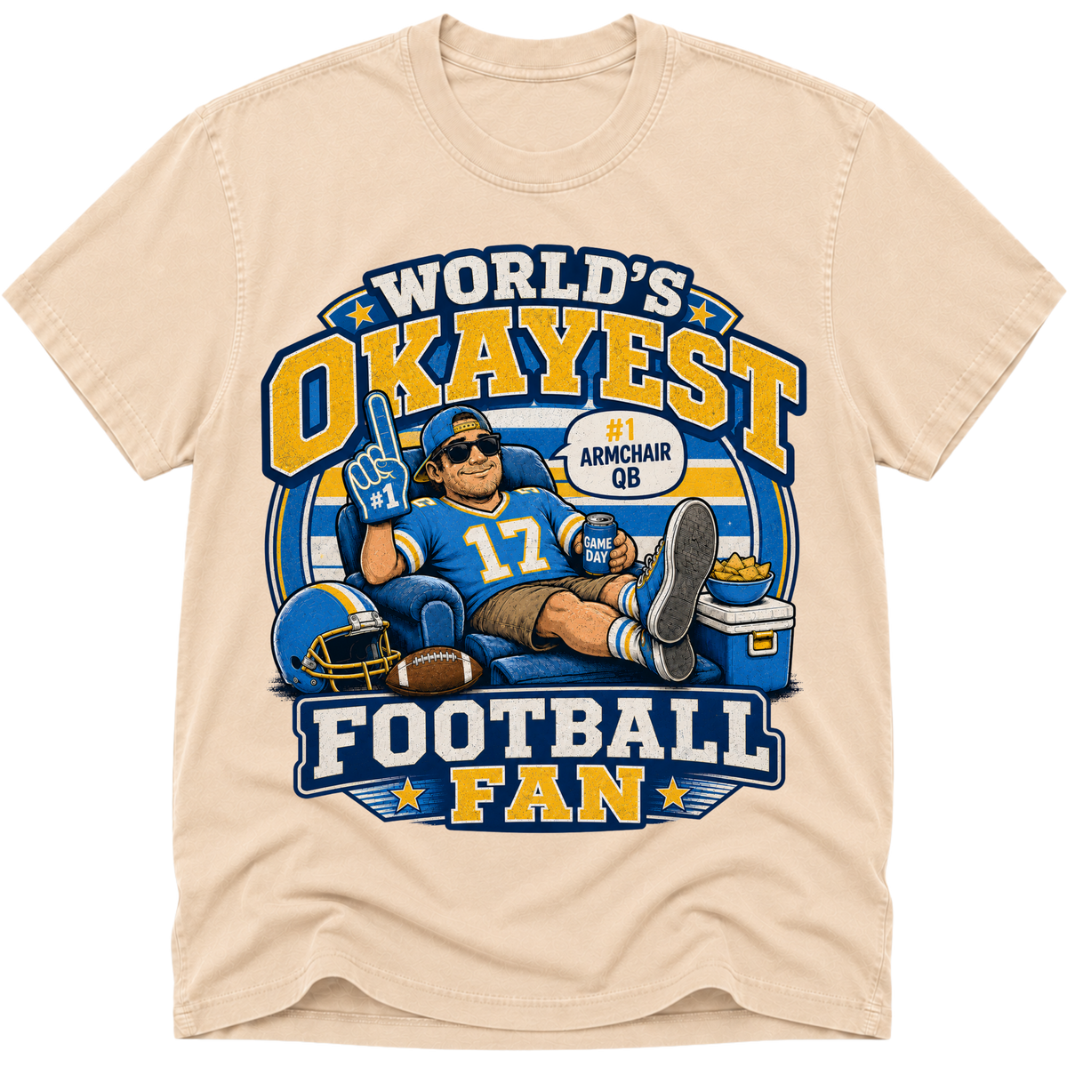 Worlds Okayest Football Fan Los Angeles C