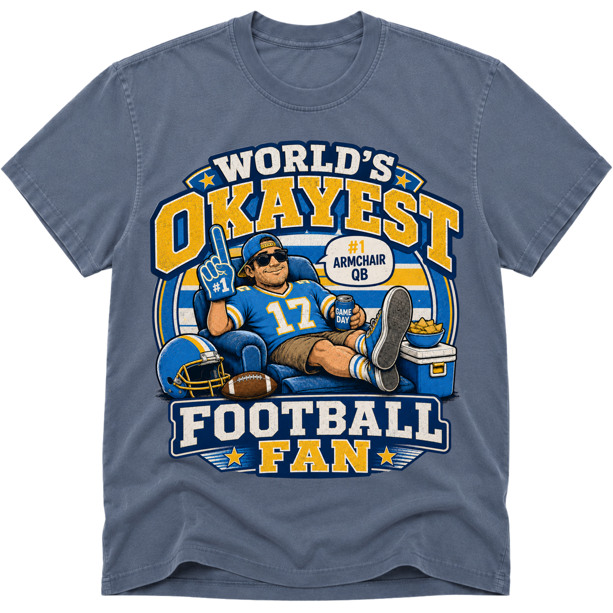 Worlds Okayest Football Fan Los Angeles C